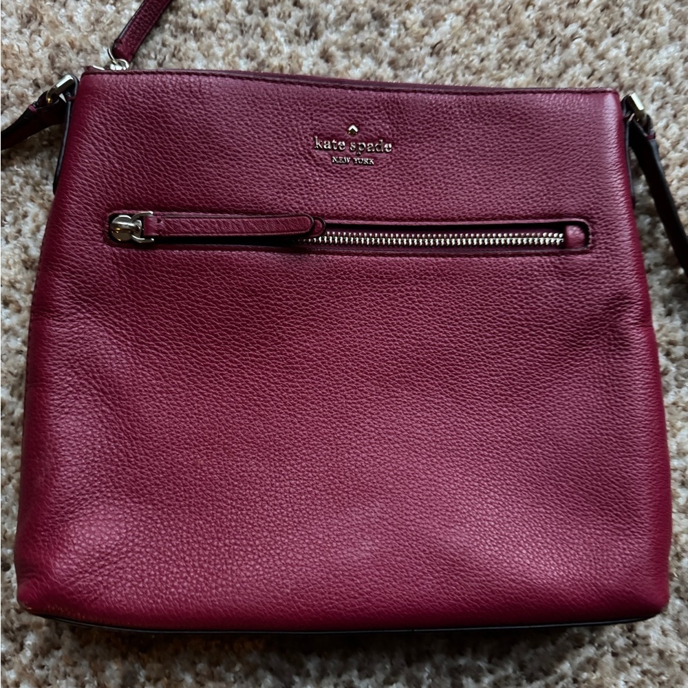 Kate Spade New York Womens Pink Leather Bag 9’*11”